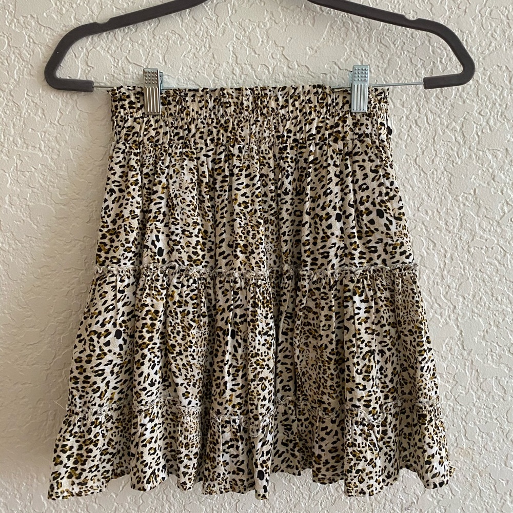 Cheetah Print Skirt